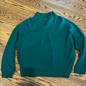 J. Crew Italian Merino Green Sweater